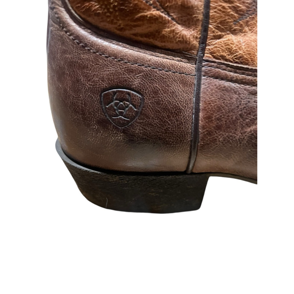 Ariat Comeback Western Round Toe Cowboy Boots Size 9 EE Men's 10016365 Leather - Picture 2 of 10